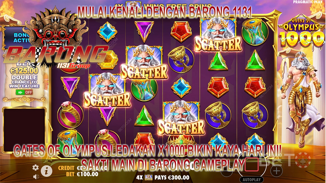 Bocoran Mengerikan! Slot1131 Beri x1000 di Gates of Olympus, Akun WSO Tembus Modal Cuma 10K!