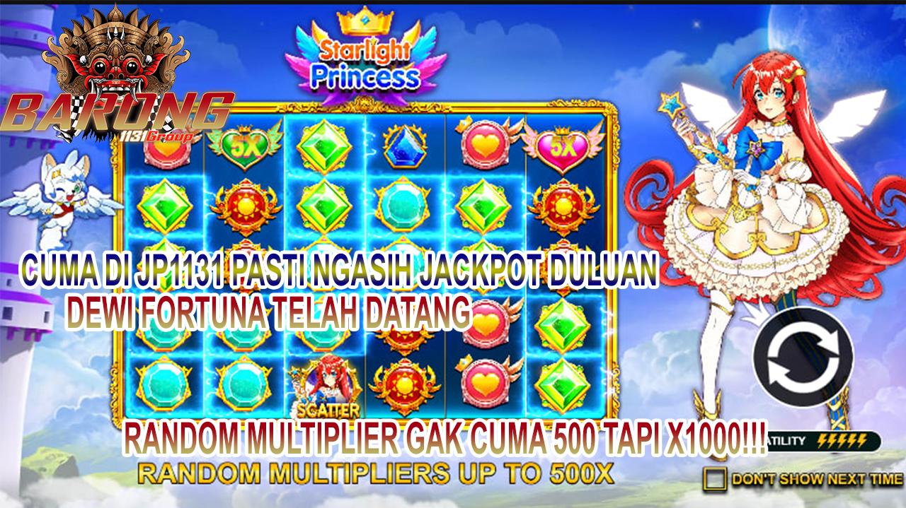 Kemenangan Spektakuler! Paus Slot Deposit 5000 via QRIS Raup Jackpot x1000 di Starlight Princess Lewat JP1131
